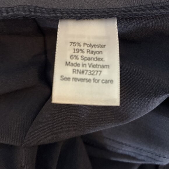 Nine West Womens Pants 3XL Crop Relaxed Mid Rise Pull On Stretch Dress Slacks - Picture 7 of 8